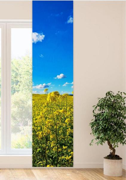 Flächenvorhang Spätsommererlebnis , Schiebevorhang, Schiebegardine, modern, 60